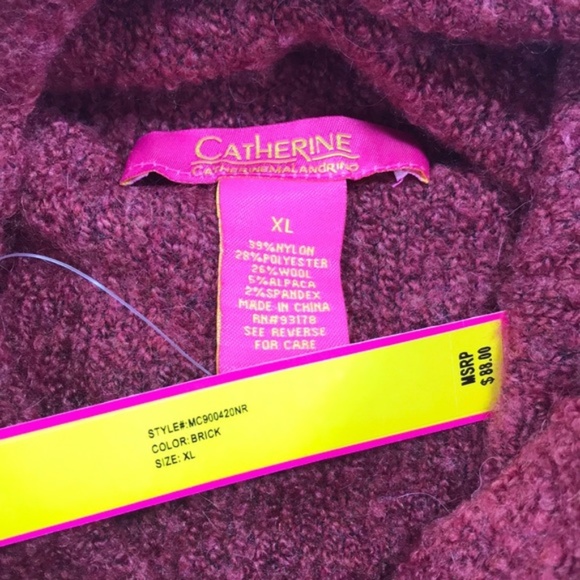 Catherine Malandrino Cozy Eyelash Knit Turtleneck - Picture 5 of 5